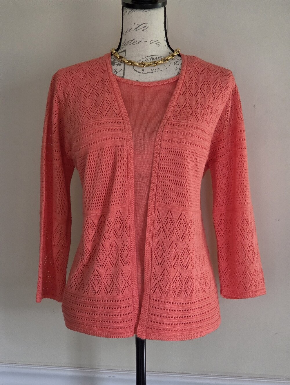 Alfred Dunner Faux Twin Set.